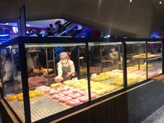 面包甜点陈列柜-LELECHA乐乐茶(上海五角场万达广场店)