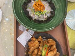 高汤脆米浸桂花鱼-轩记海鲜餐厅·四十五年老字号·经典粤菜(西区彩虹店)