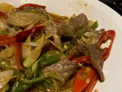 酸木瓜炒牛肉-紫滇源云南生态菜(丹凤街店)