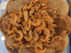干炸小河虾-丽泽山庄·生态怀柔菜·虹鳟鱼(红螺寺店)