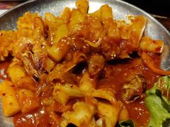 海鲜炒年糕-青瓦炭韩潮烤肉(花园道店)