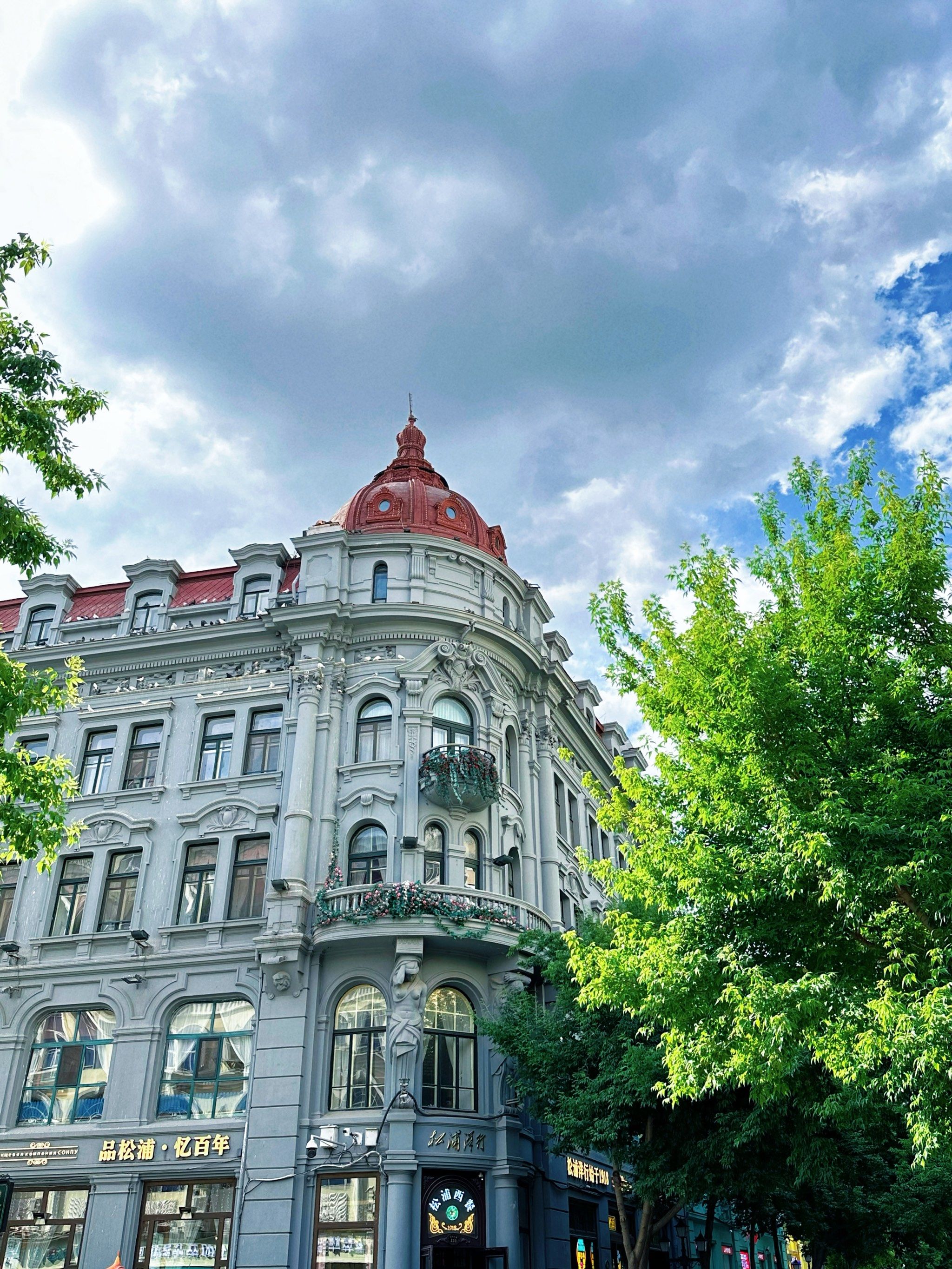 欧式建筑的一年四季