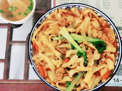 牛肉炒刀削-河州春清真西北特色美食(虎踞路店)