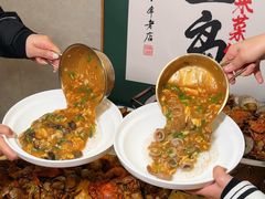 -东来菜馆•手抓海鲜家常菜•海鲜锅贴(鸽子窝店)