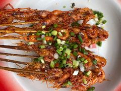 烤河虾-邛海景风特色火盆烧烤店·烤串(月色风情小镇店)
