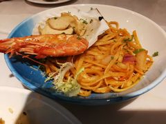 泰汁大虾海鲜扁面配青柠檬-打趸BTC·Breaktime cafe(北京路店)