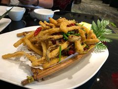 干煸藕丝刁子鱼-湖锦酒楼·32年地道湖北菜(光谷店)