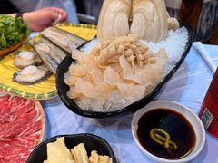 -鲜入围煮花胶鸡海鲜火锅