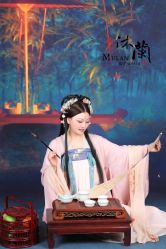 -后宫·古装汉服京剧儿童亲子全家福摄影