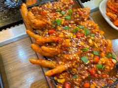 火辣鸡爪-韩阳王石板烤肉