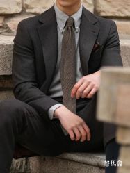 点击看大图 -怒马会 全麻衬西装高级定制