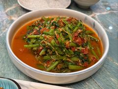 酸笋炒空心菜-浩海火烧云傣家菜(京广店)