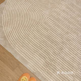 韩式极简客厅｜我家用过的奶油色系地毯合集！
