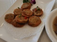 椒盐藕夹-怡园饭店-餐厅(四望亭店)