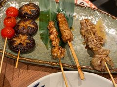 酱烤鸡肉串7种拼盘-玄白·炭烤活鳗(上海首店)