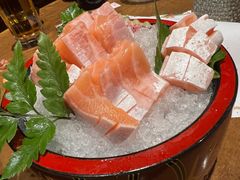 三文鱼腩刺身-东田之村自助餐厅(金水路店)