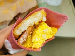 火腿扒早安营养卷-麦当劳(汉口火车站候车室店)