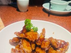 雪花糖醋里脊-绿茶餐厅(蓝色港湾店)