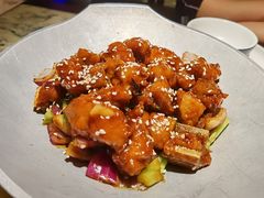 蒜香蜜汁排骨-绿茶餐厅(深圳龙华天虹购物中心店)