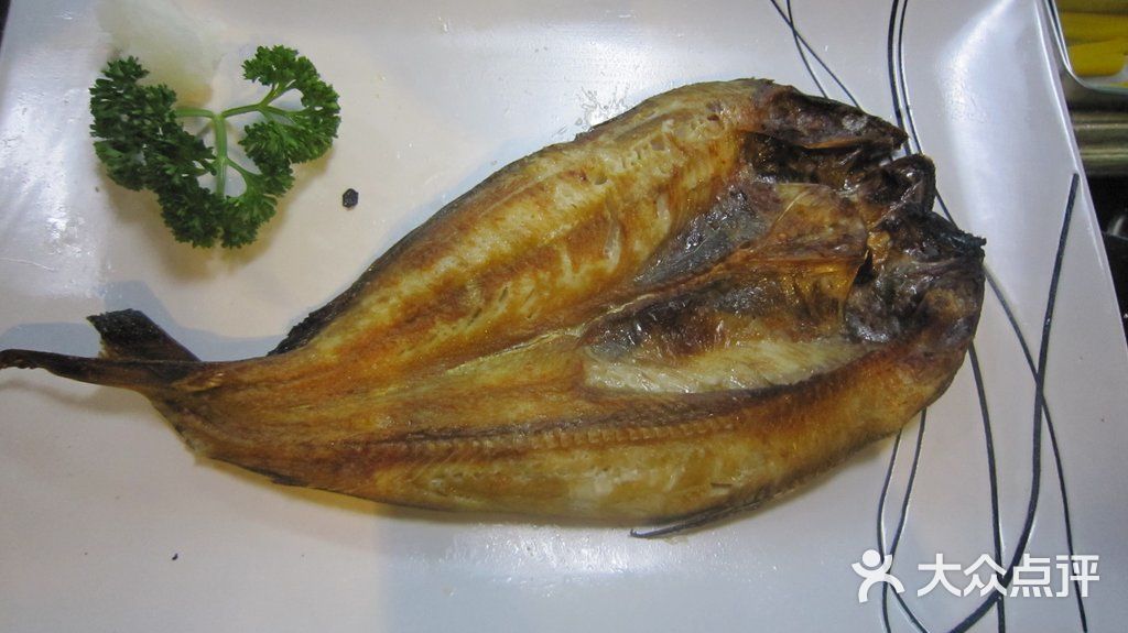 富春山铁板料理(民权路店)-烤开片鱼-菜-烤开片鱼图片-信阳美食-大众