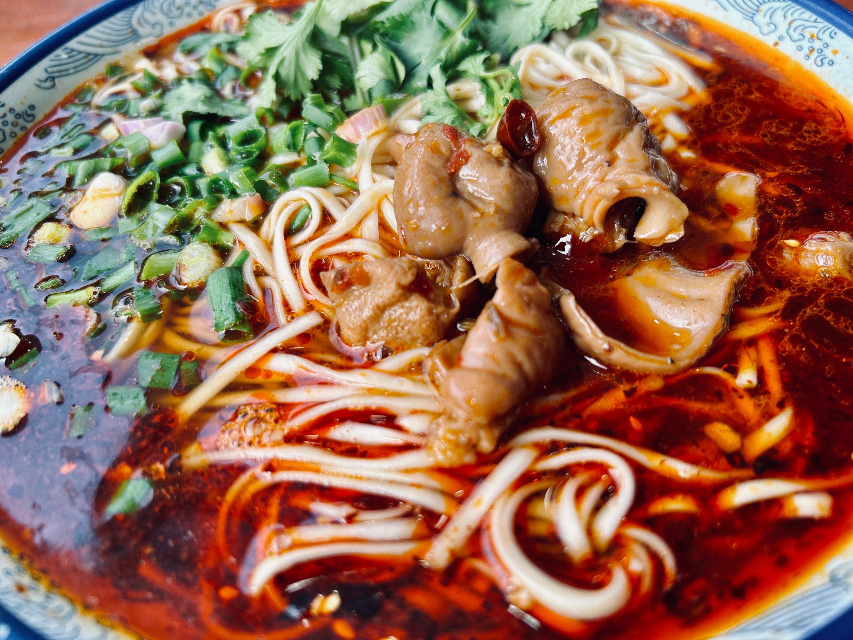 红油(烧)肥肠面