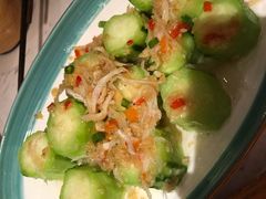银鱼仔蒸丝瓜-大榕树下顺德菜(融创茂店)
