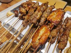 烤羔羊肉串-木屋烧烤(岗顶二店)