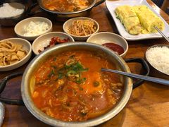 猪颈肉泡菜汤-金北顺大锅家(신사본점)