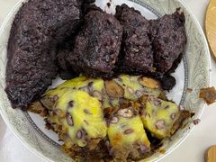 紫米豆沙糕-楊记切糕