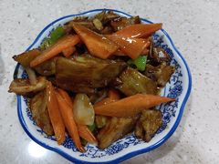 烧茄子-山水草塘老菜馆