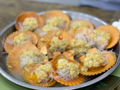 粉丝蒸扇贝-贞姨美食·老字号海鲜大排档