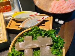 大隐手打黑虎虾滑-大隐·成都火锅Bistro(合生麒麟新天地店)