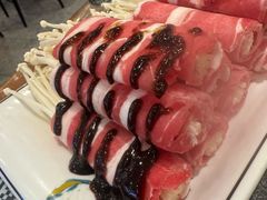 肥牛金针菇-揽月斋炙子烤肉·清真(安定门·五道营店)