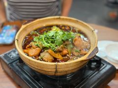 臭豆腐肥肠鸡煲-谢记上海大排档(长寿路店)