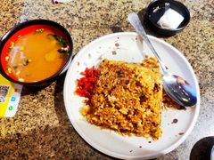 蒜香牛排炒饭-梦山水日本烧肉(五四广场店)
