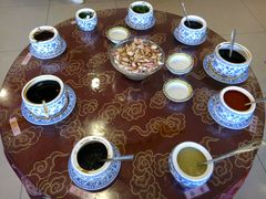 餐具摆设-百饺园酒楼(平山道店)