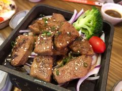 铁板超嫩牛小扒-饭町二郎日式综合茶餐(中安广场店)