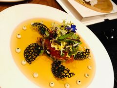 阿拉斯加帝王蟹配龙虾汤啫喱-AZUL by FUEL蓝色·法式酒馆(琶醍店)