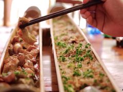 竹筒水库鲢鱼-香竹农庄•传统竹筒饭(十年店)