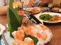 三文鱼腩-大渔铁板烧(东城店)