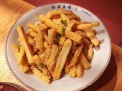 咸蛋黄炒茄子-吃饭皇帝大(解放西路店)