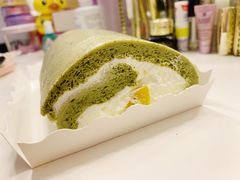 抹茶芒果毛巾卷-YC工作室蛋糕定制