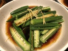 原生态秋葵-老头儿油爆虾·知味杭州(爱琴海购物中心)