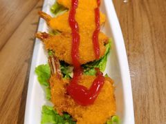 香炸凤尾蝴蝶虾-四季天方包子