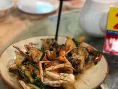 葱爆蟹-崖口红树林海鲜餐厅