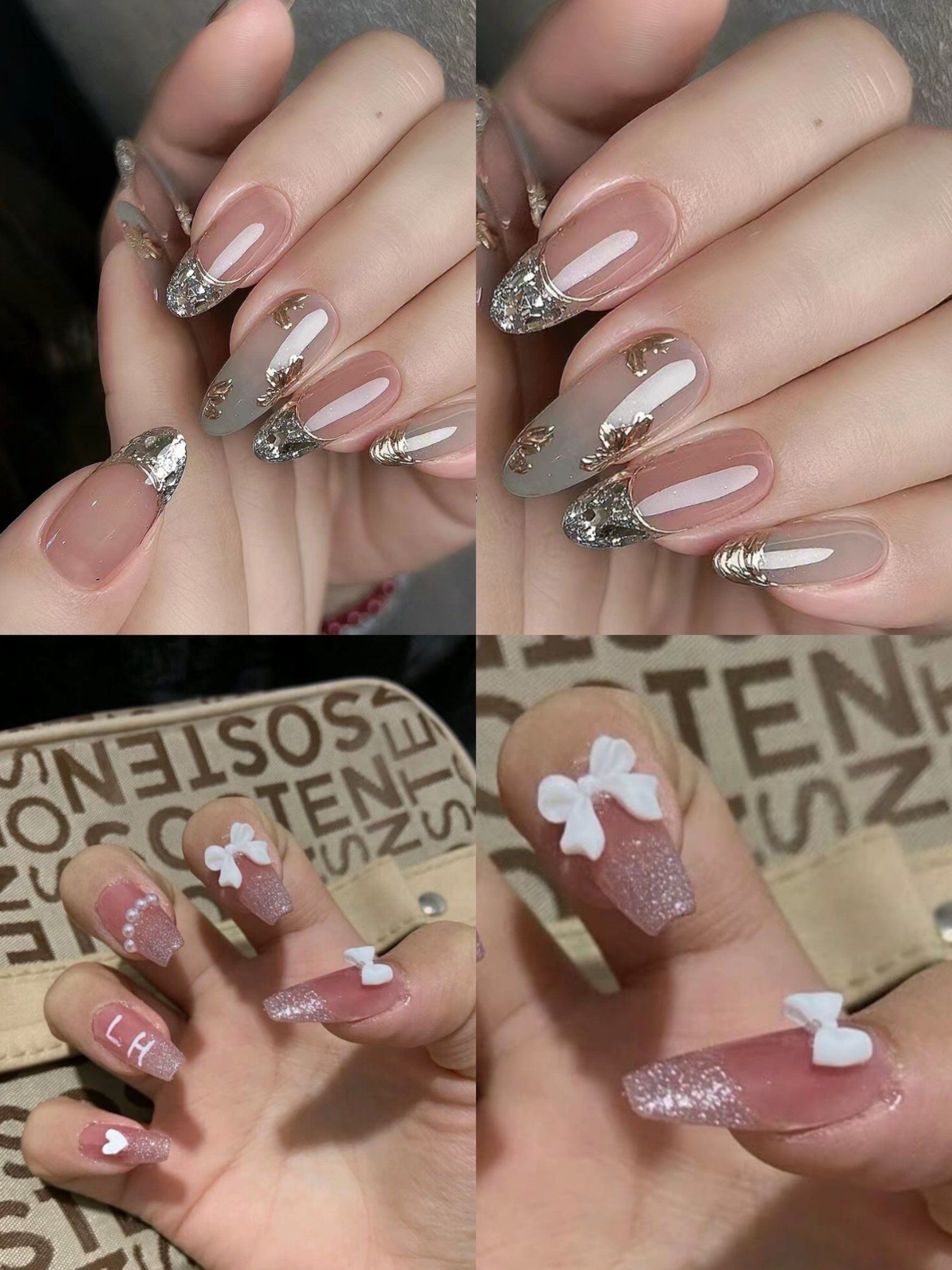 秋冬新款网红显白显嫩仙女美甲系列