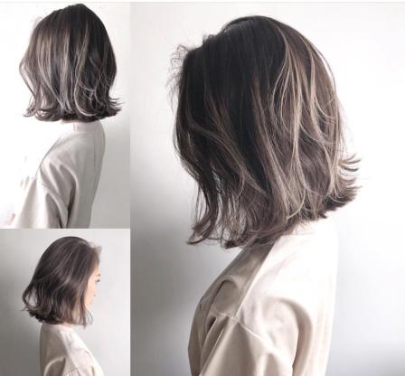 ins hair印丝形象日系烫染接发-"【项目】染发留头发阶段,非常尴尬的