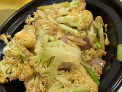 砂锅虾酱炒菜花-台山美食一绝阿四台山黄鳝饭(阿四创作店)