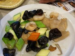 碧绿炒元贝象拔蚌-稻香酒家(长宁KING88广场店)