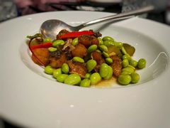 黄鱼鲞酸瓜炒毛豆-上海苏宁宝丽嘉酒店·嘉府壹号中餐厅